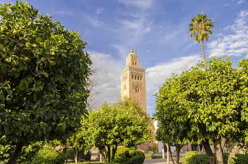 97 - Marruecos - Marrakech - mezquita de la Koutubia